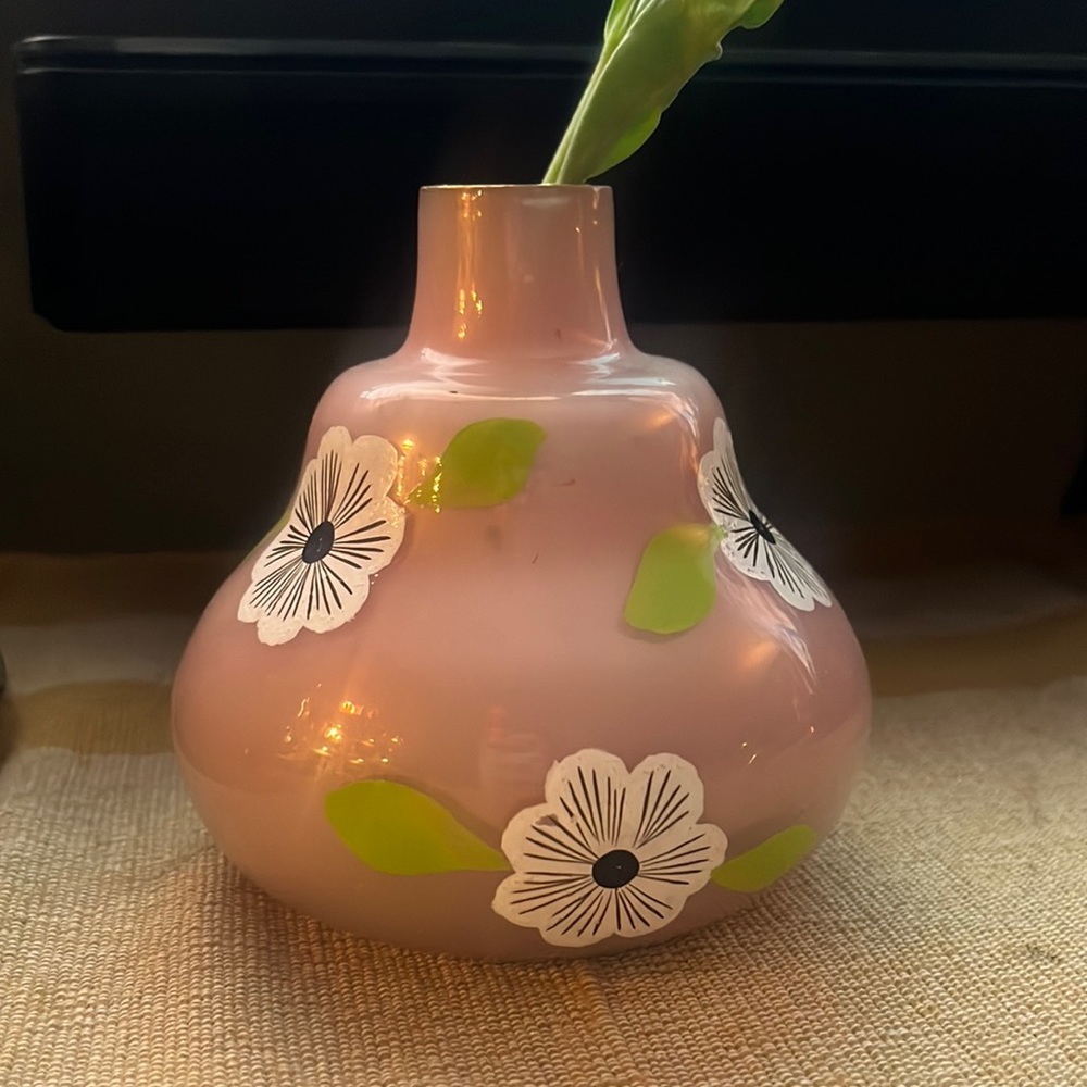 Pink vase